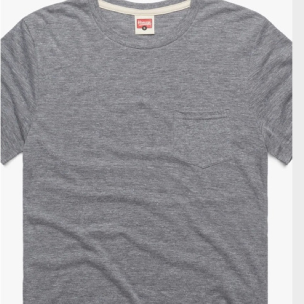 Men’s Homage Go-To Gray Pocket Tee